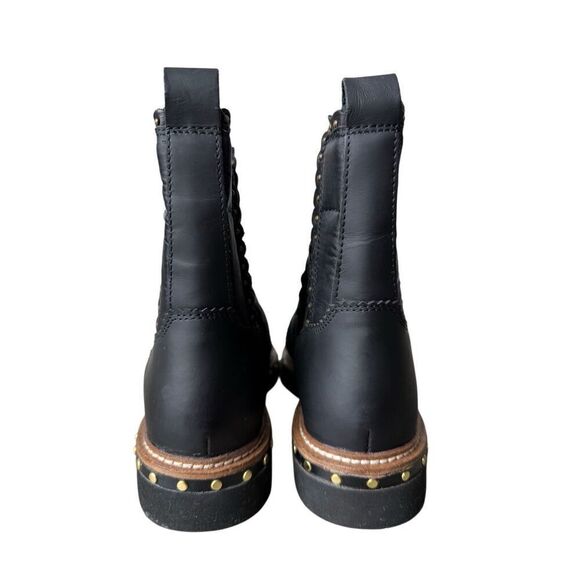 Free People Black Atlas Puffer Chelsea Boot size 37/6.5 Women’s - Picture 11 of 12